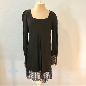 Black cocktail dress by Elissa